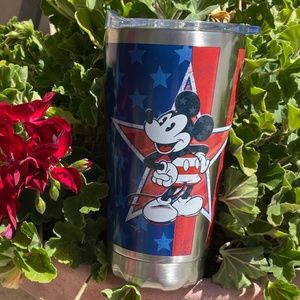 Disney Mickey Mouse Patriotic Travel Tumbler